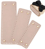 Set di 3 Dimensioni per Tasche - 18x7 cm / 23x8,6 cm / 28x10 cm - Base per Borse - Forma a Maglia per Tasche - Fondotasca
