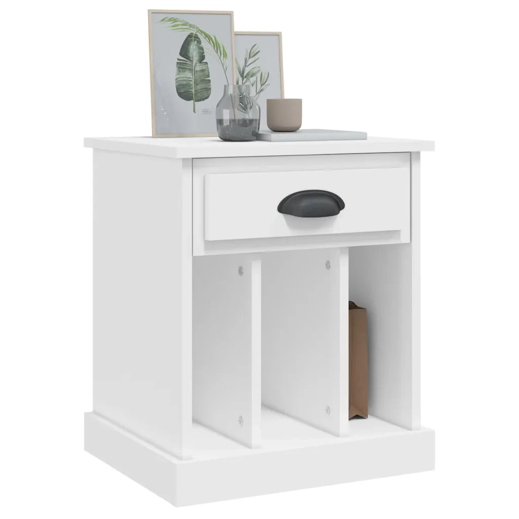 Comodini 2 pz Bianchi 43x36x50 cm 816345