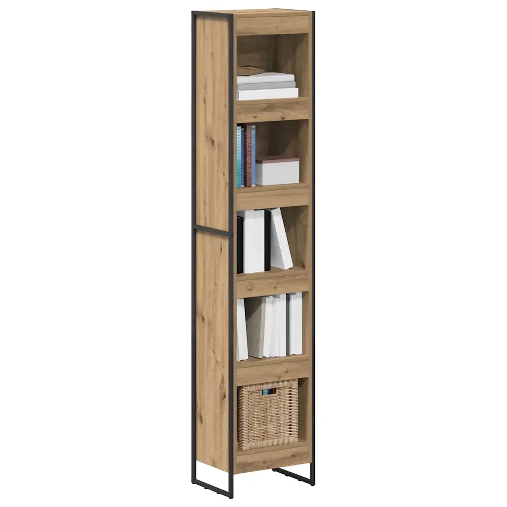 Armadio per Libri Rovere Artigianale 40 x 30 x 189,5 cm