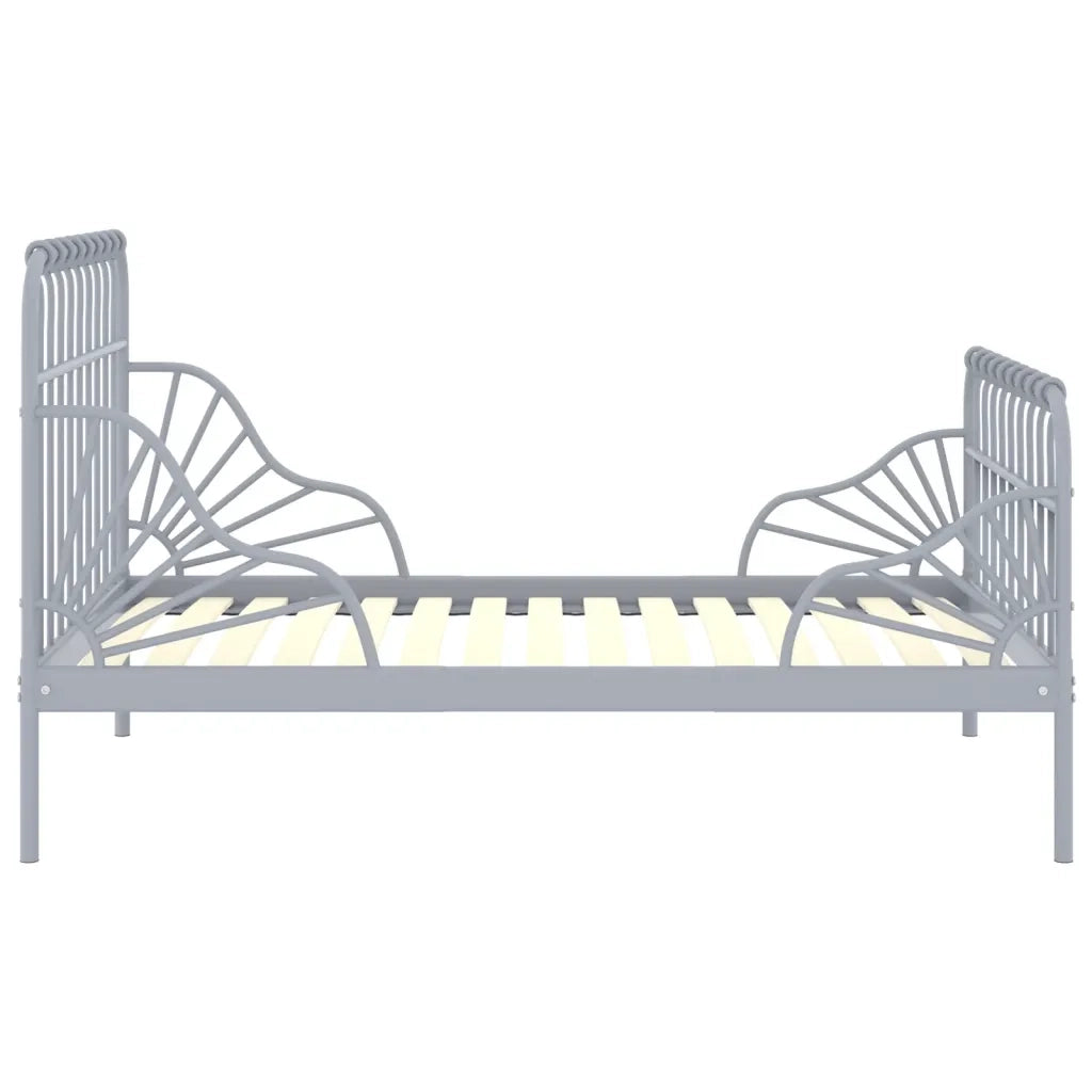 Giroletto Estendibile Grigio in Metallo 80x130/200 cm
