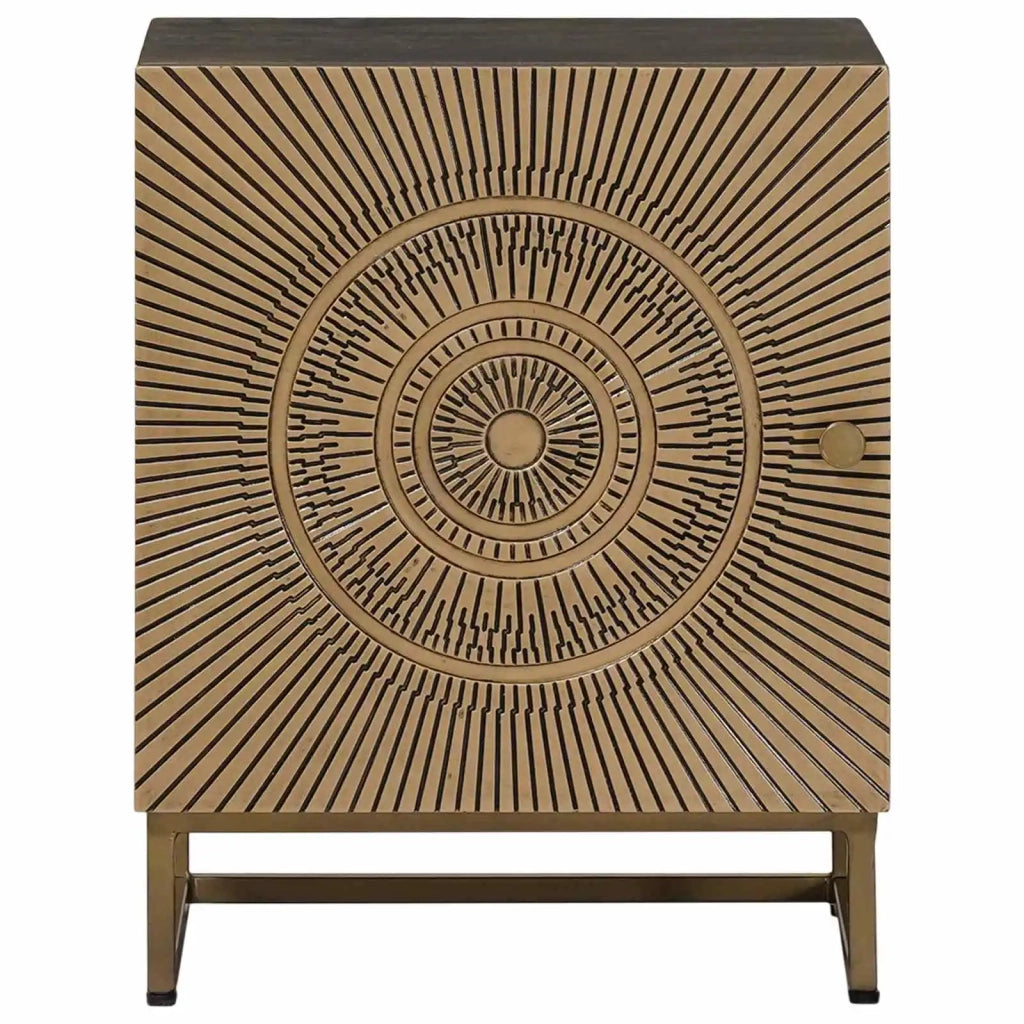 Comodino | Armadio da Notte | Mobiletto da notte a muro fatto a mano Marrone caff¨¨ 40 x 30 x 50 cm