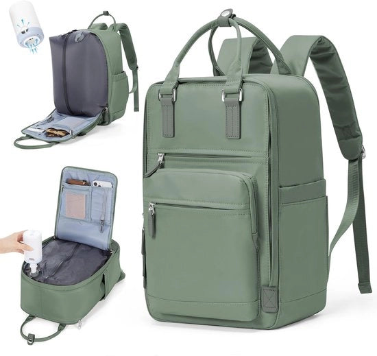 Borsa a vuoto per viaggiatore donna, zaino a vuoto con sistema di aspirazione per viaggi, borsa da viaggio con compressore impermeabile per uomini