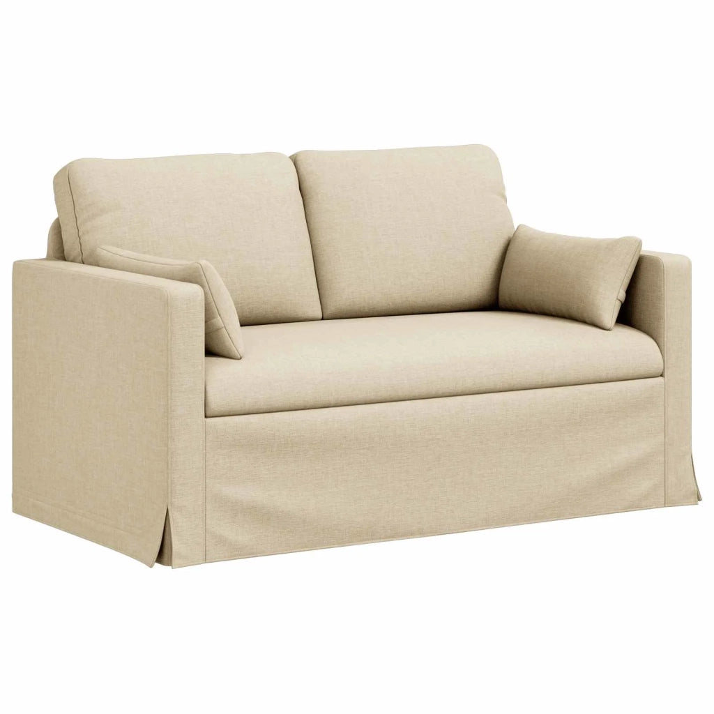 Set di divani 2 pcs Crema 139 x 78 x 80 cm Tessuto