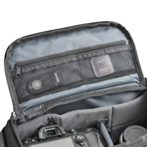 Mantona borsa fotografica Milano grande nero