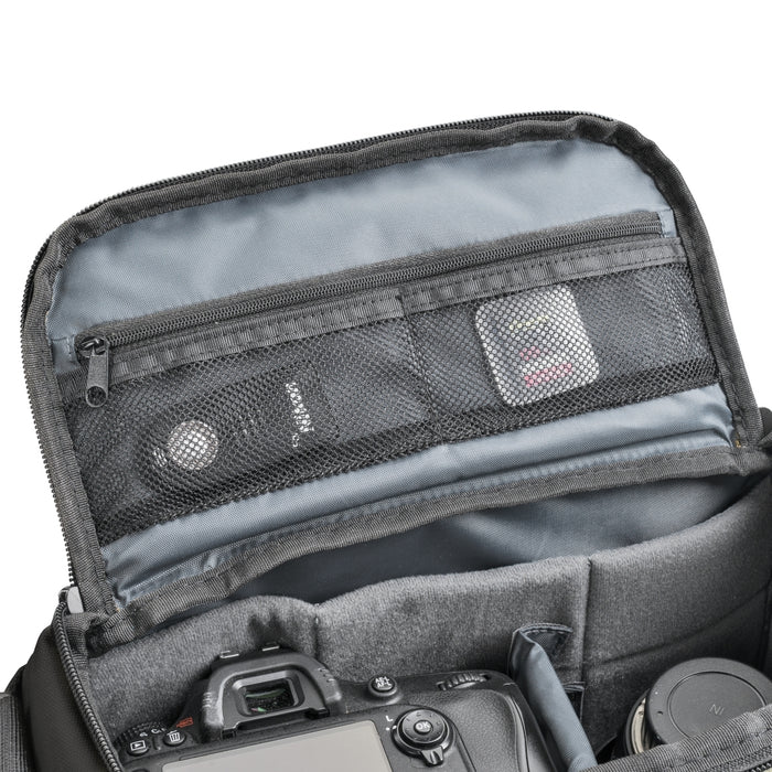 Mantona borsa fotografica Milano grande nero