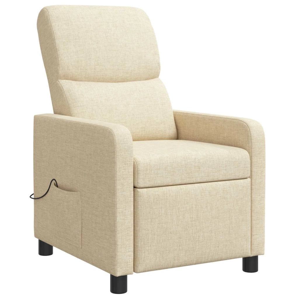 Divano Sedia-Poltrona reclinabile Crema Tessuto 669607