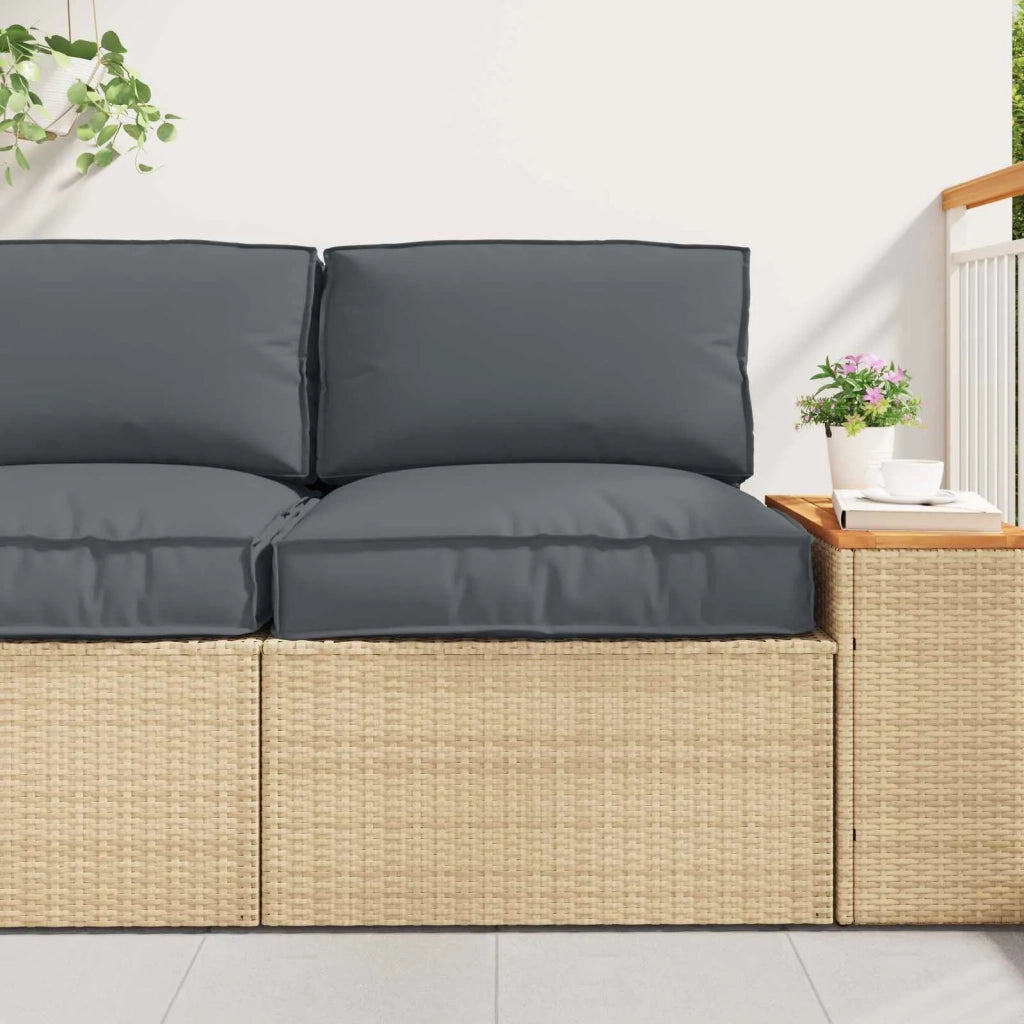 Set di Cuscini per Pallet 2 pcs Antracite Tessuto Oxford 3329059