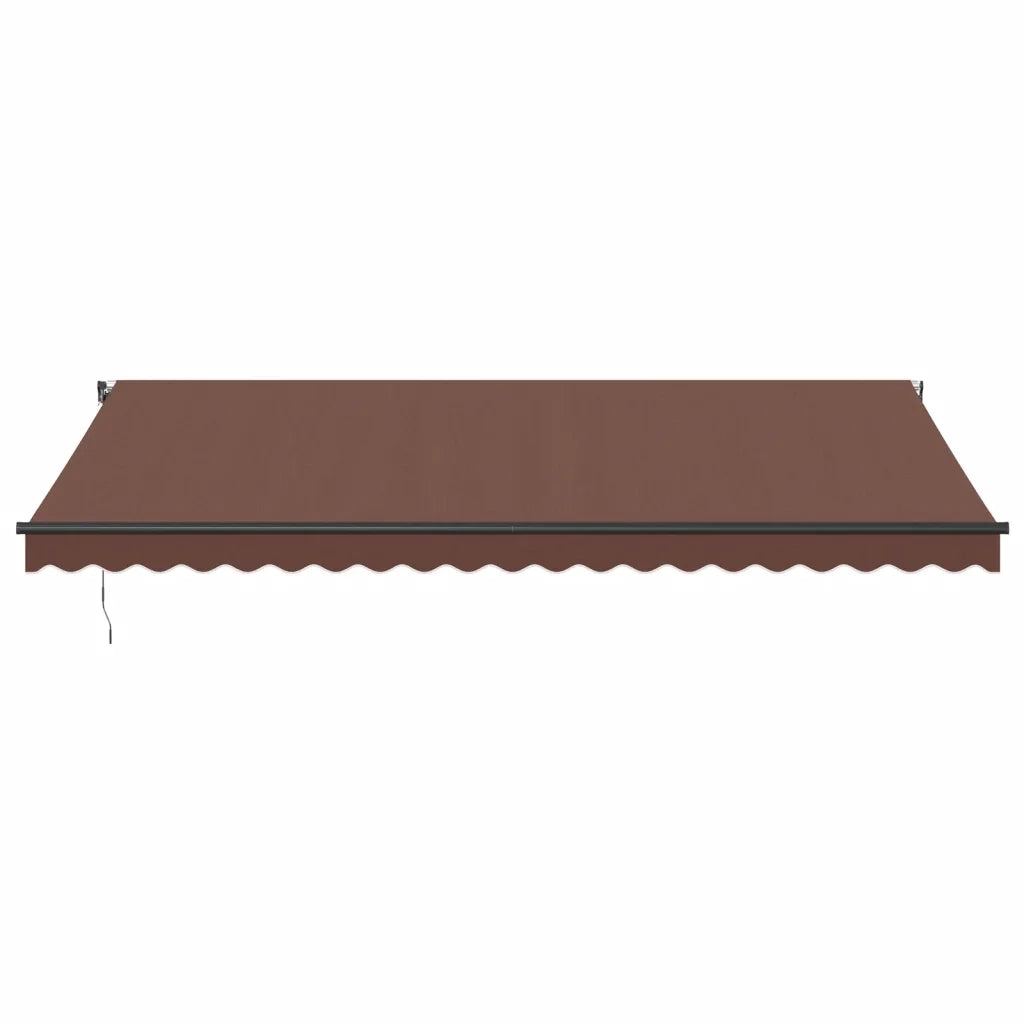 Tenda da Sole Retrattile Automatica Marrone 500x350 cm
