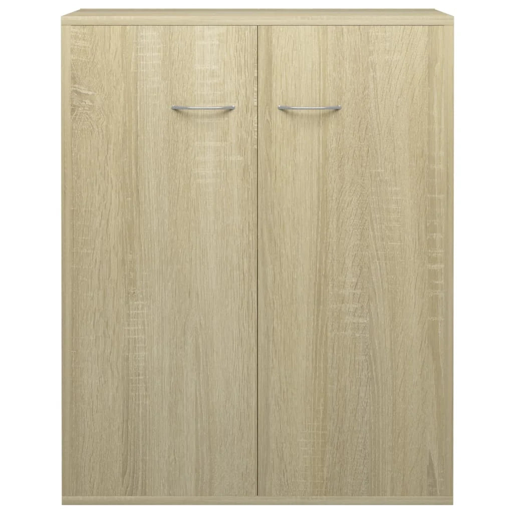 Buffet credenza cassettiera armadio mobile contenitore organizer cucina soggiorno rovere Sonoma 60 x 30 x 75 cm legno ingegnerizzato marrone 02_0031588