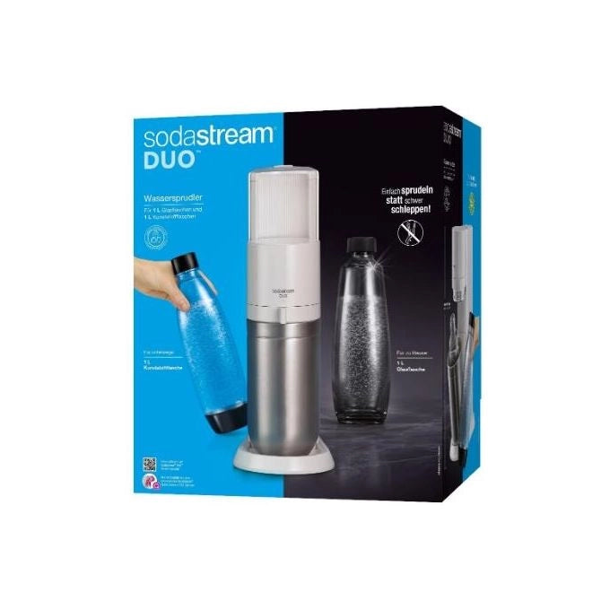 SodaStream DUO Acciaio inossidabile, Bianco