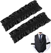 Accessori antiscivolo per abbigliamento maschile e femminile con dettagli a riccioli, stile anni '20