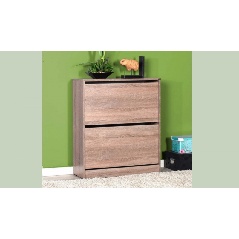 Scarpiera shc520 a due ante a ribalta rovere