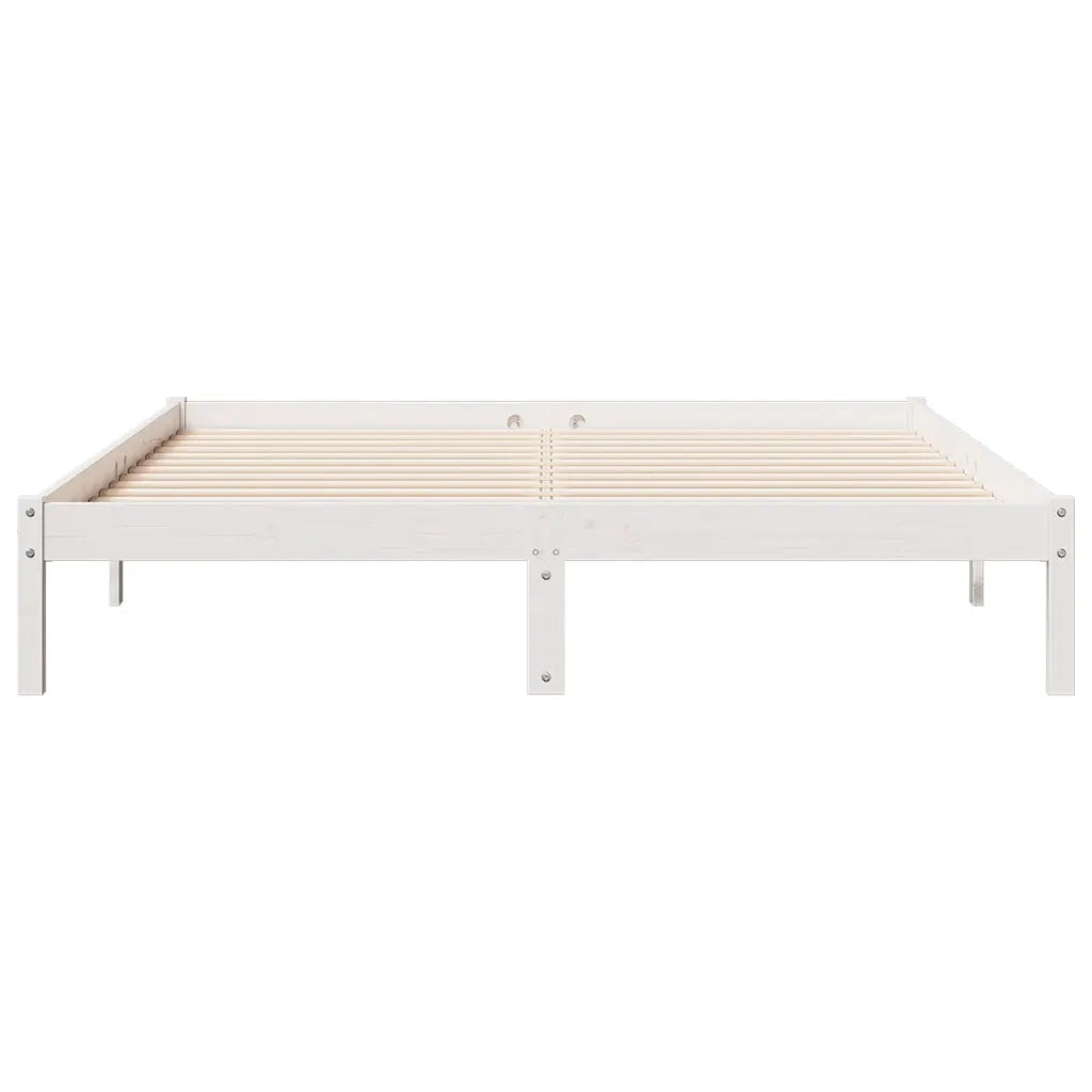 Letto Extra Lungo senza Materasso 160x220 cm in Legno di Pino