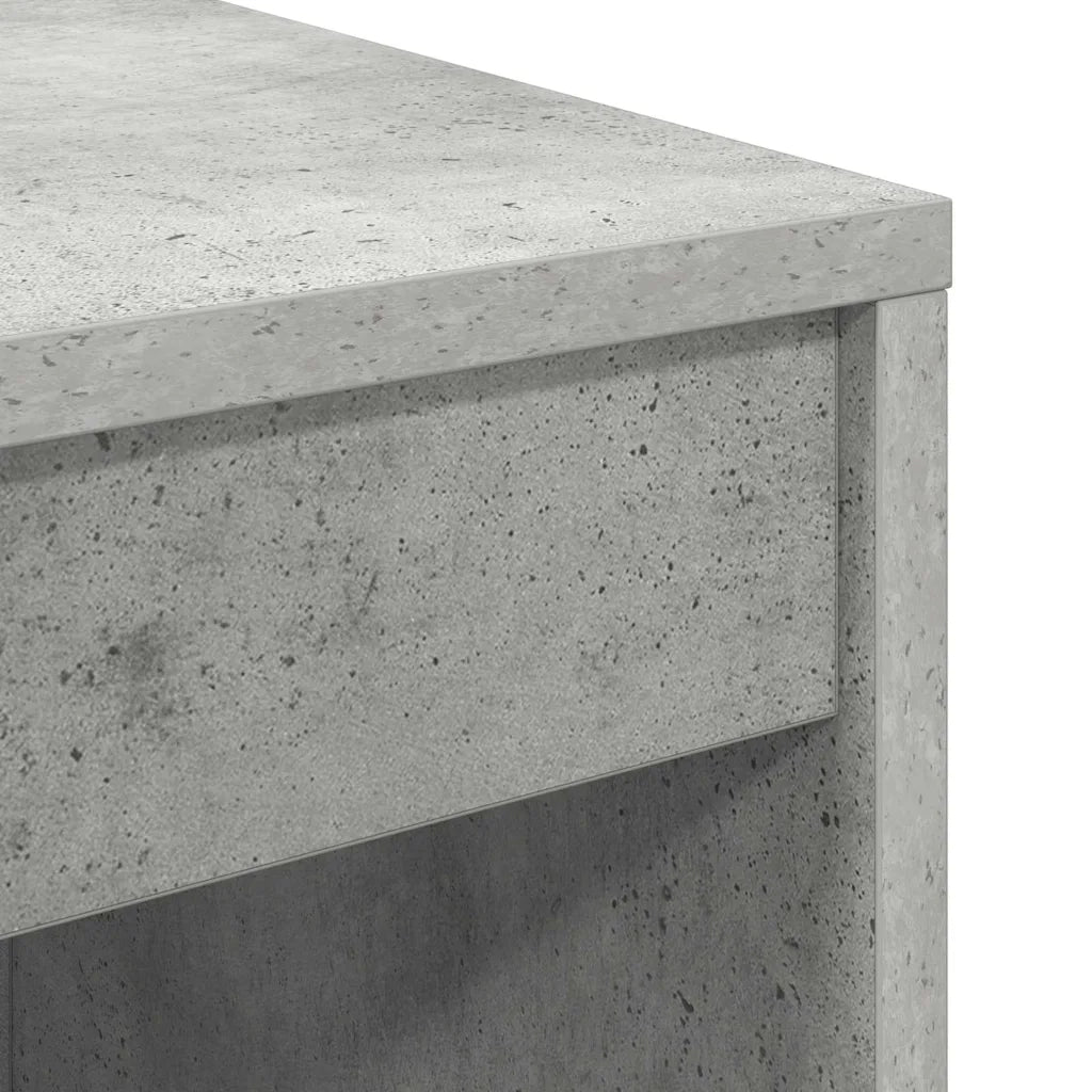 vidaXL Scrivania Grigio cemento 90 x 40 x 76 cm Legno multistrato