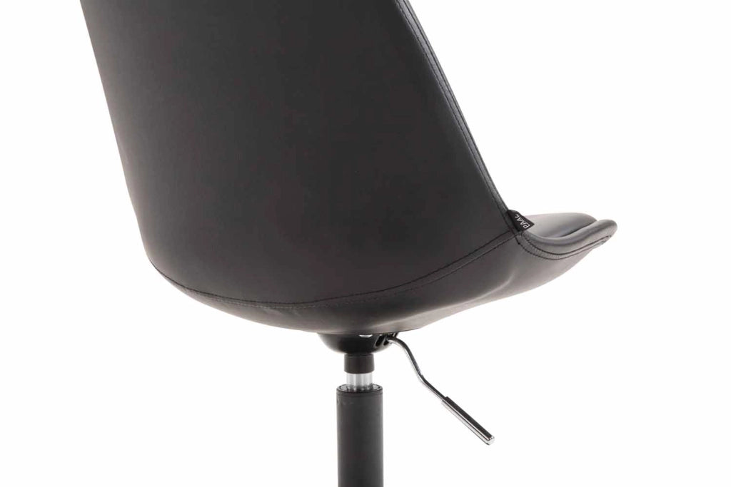 Sedia da pranzo MAVERICK in similpelle nero,nero