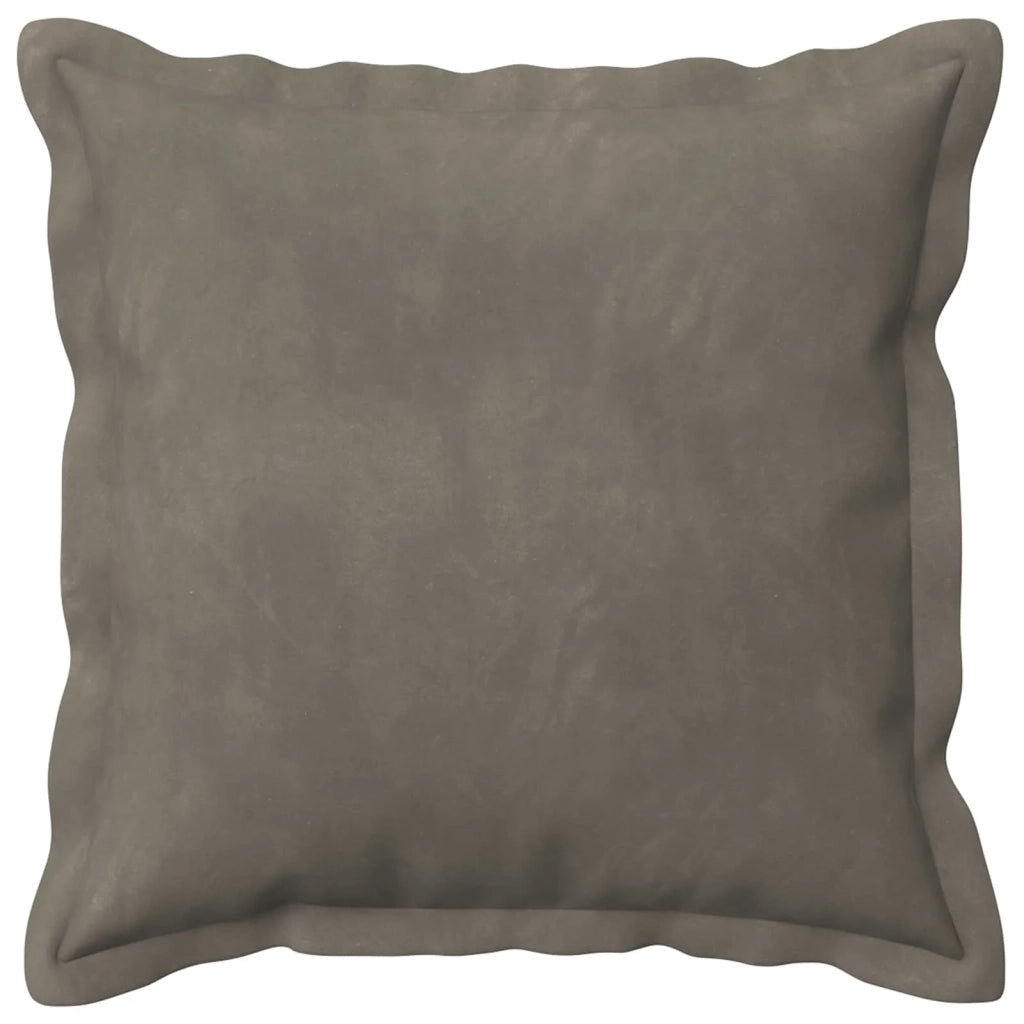 Federa 2 pcs HOUTEN Grigio Chiaro 45 x 45 cm Velluto 918538