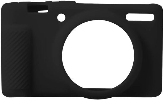 Protezione per fotocamera Sony ZV-1F/ZV-1 II/ZV-1M2, copertura in silicone resistente alle graffi, design sottile, adattamento morbido per fotocamera (nero)