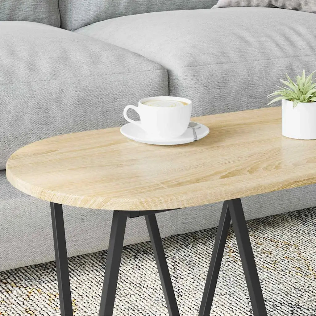 Tavolino da salotto Rovere Sonoma 80 x 40 x 40.5 cm 869691