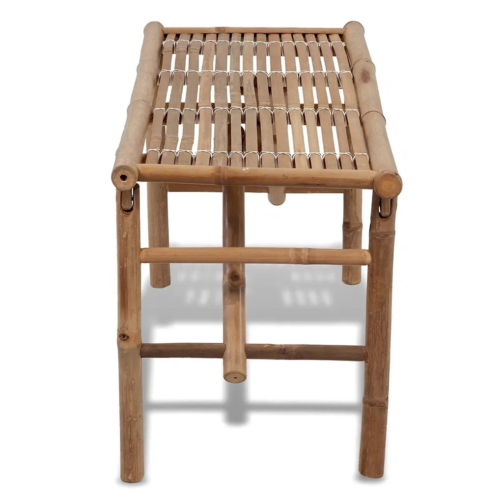 Panca da Giardino Pieghevole 118 cm in Bambù 41503