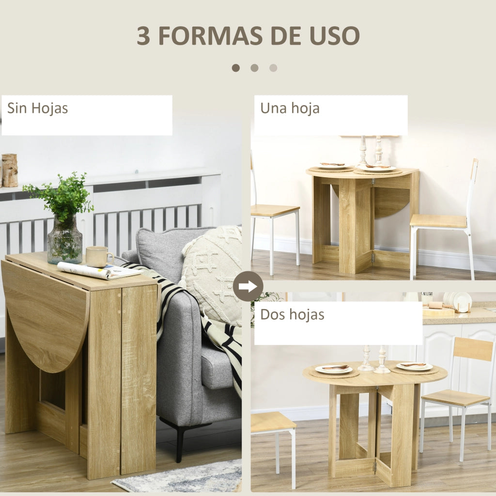 Tavolo Pieghevole da Cucina ¨C Zephmum ¨C Robe 104x76x73.7 cm