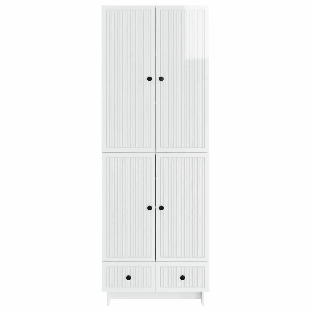 Set di armadi 2 pcs Bianco Lucido 66 x 34,5 x 95 cm 3416353