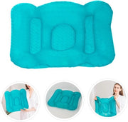 Cuscino per casa, 1 pezzo, cuscino gonfiabile per sedersi, cuscino per uso domestico, cuscino per vasca da bagno, cuscino gonfiabile per vasca da bagno, colore blu, anti-