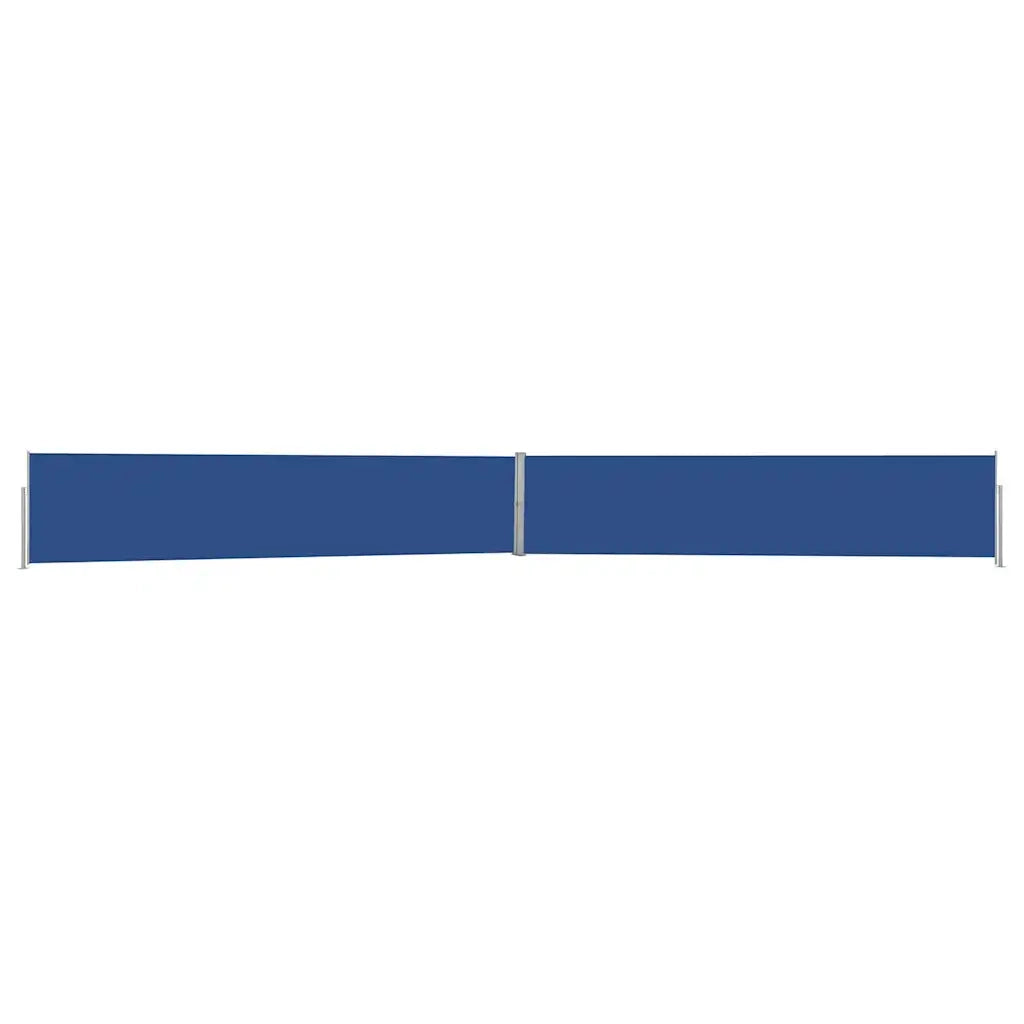 Tenda Laterale Retrattile per Patio 140x1200 cm Blu 313391