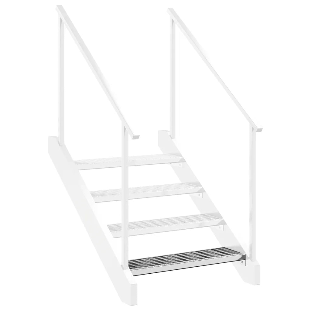 Gradino in Griglia 80x24x7 cm Acciaio Zincato 155684
