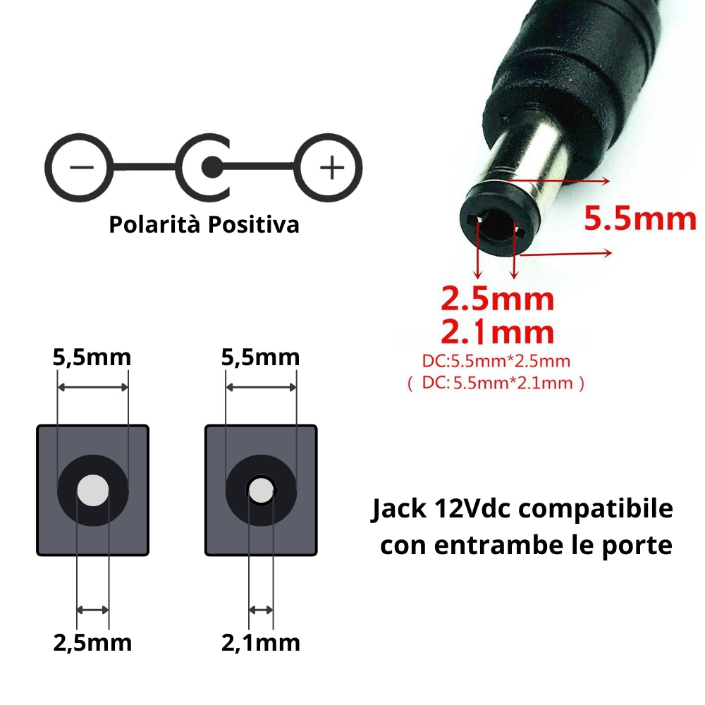 Alimentatore optonica 6101 24w 12v 2a per strisce led interno ip20