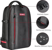 Borsa per macchina fotografica spiegazzoccolante, impermeabile _(44 x 28 x 14 cm)_