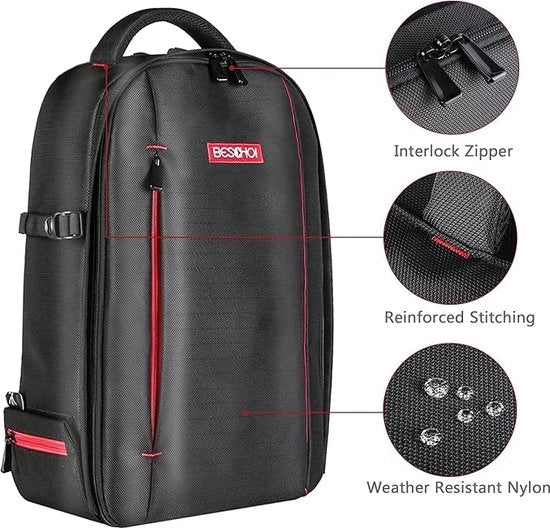 Borsa per macchina fotografica spiegazzoccolante, impermeabile _(44 x 28 x 14 cm)_