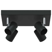 Faretto da soffitto Nero 26,5 x 26 x 11,5 cm Metallo CFW8058350