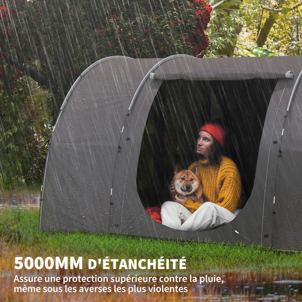 Tenda da campeggio per 4-6 persone ¨C zephmum ¨C grigio
