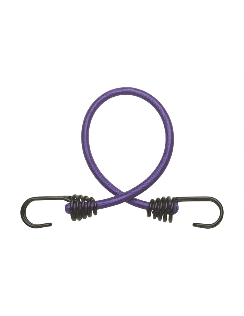 Set di 2 tenditori elastici Ø 8 mm x 45 cm con gancio, viola – THIRARD