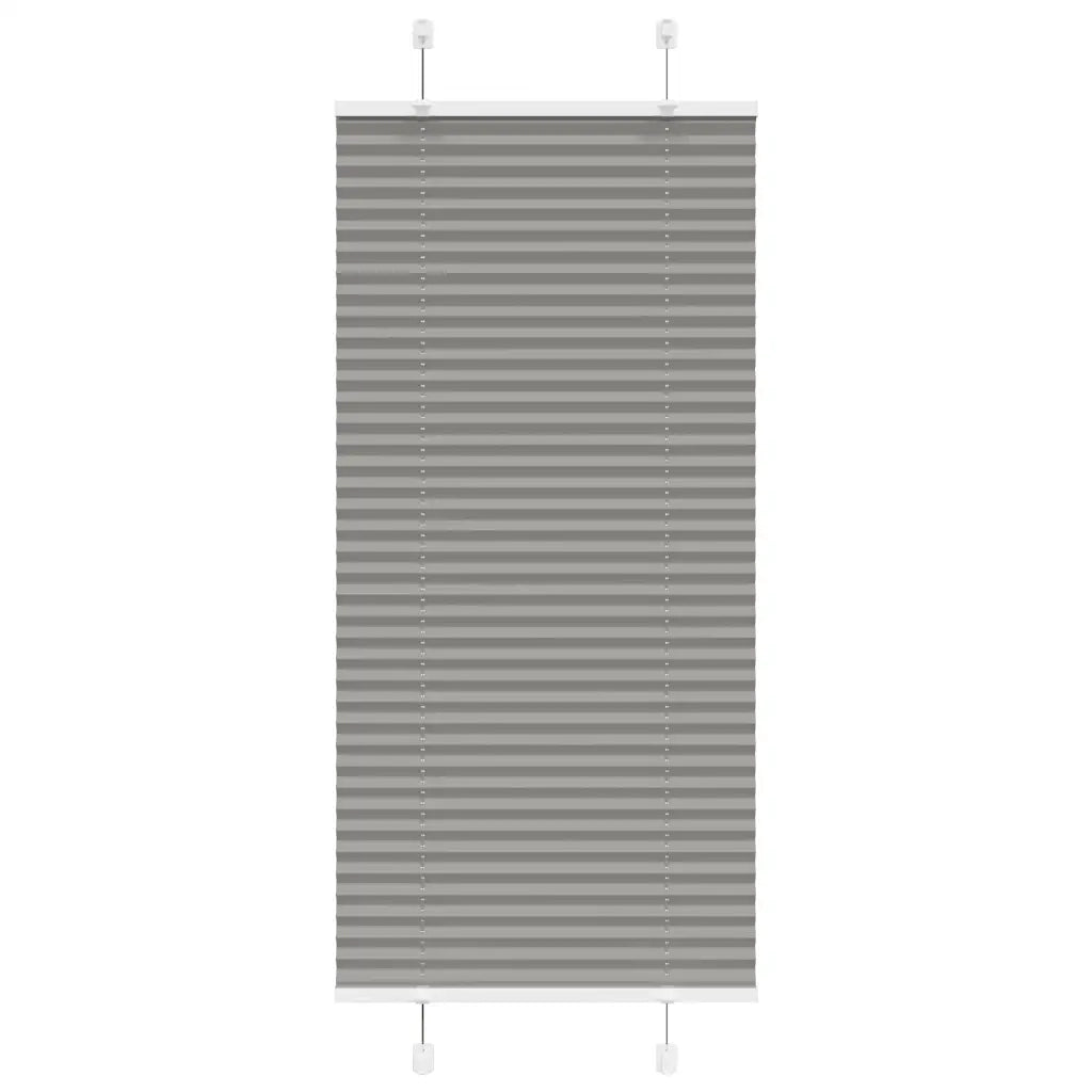 Tenda Plissettata Antracite 65x100 cm Larghezza Tessuto 64,4 cm 4015068