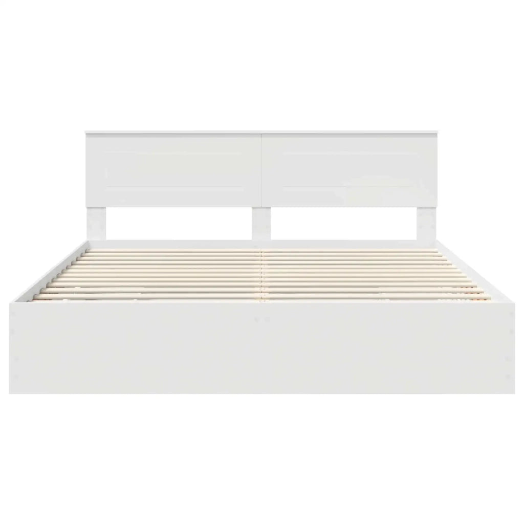Struttura del letto Bianco 180 x 200 cm Legno Ingegnerizzato 3407956