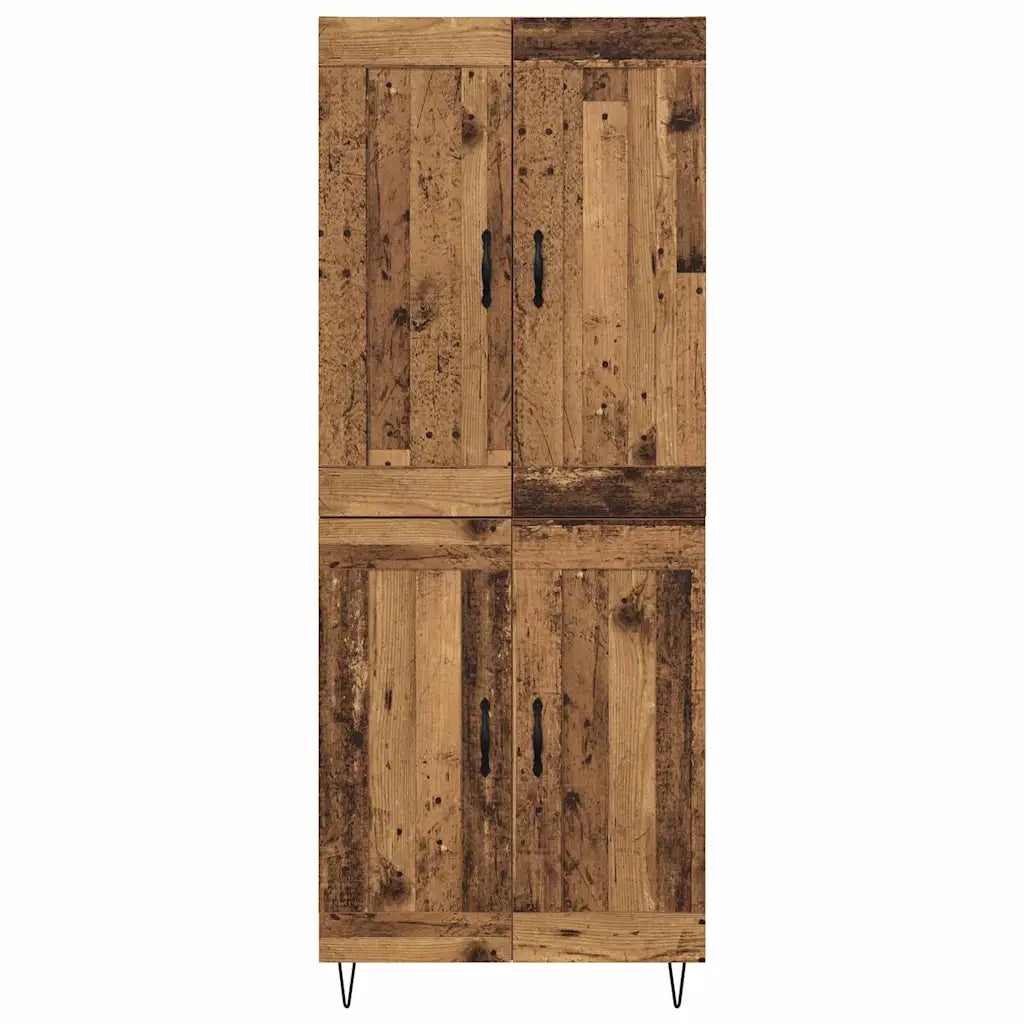 Credenza-Buffet-Armadio da cucina Legno vecchio 69,5 x 34 x 180 cm Legno multistrato 823233
