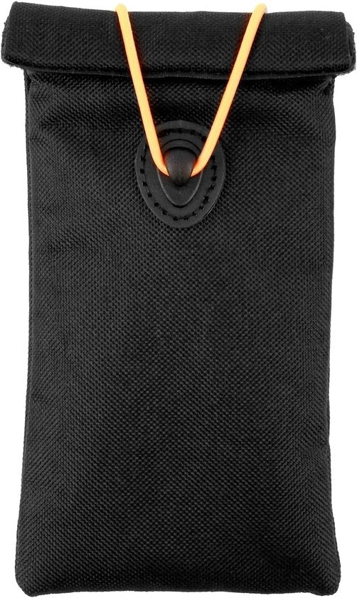 Antifurto Porta Auto con Blocco RFID, Ingresso Chiaveless, Blocco Segnale 4G/GPS, Protezione Radiazioni, 18 x 9,5cm, Comparto Telefono, Nero