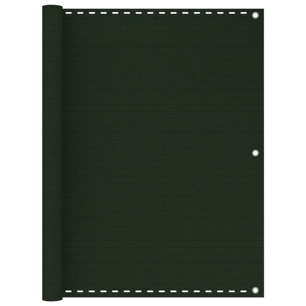 Paravento da Balcone Verde Scuro 120x400 cm in HDPE cod mxl 14668