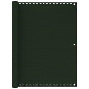 Paravento da Balcone Verde Scuro 120x400 cm in HDPE cod mxl 14668