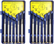 Set di Chiavi a Batteria Premium con Scatola di Riposo per Riparazioni e Oreficeria - Incluso - Formato Portafoglio - Adatto per iPhone - 2 Pack