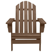 Sedia da Giardino in Legno Marrone 45703