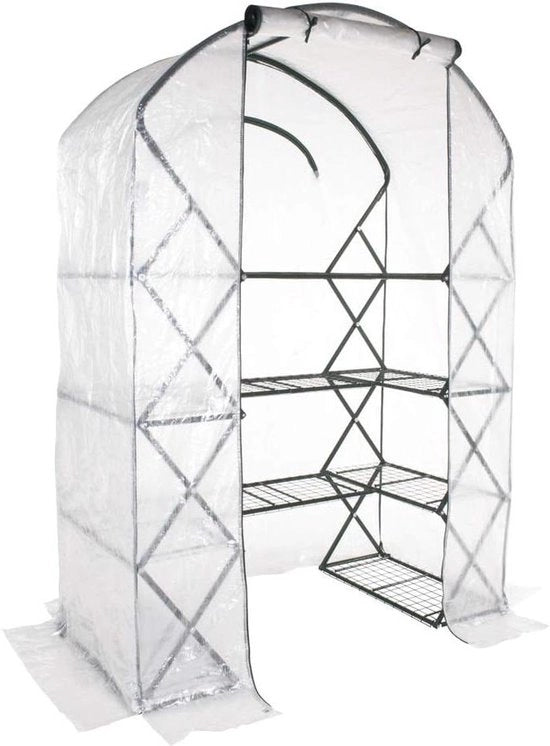 Serra in Polietilene 145 x 71 x 203 cm per Giardino Balcone e Giardino