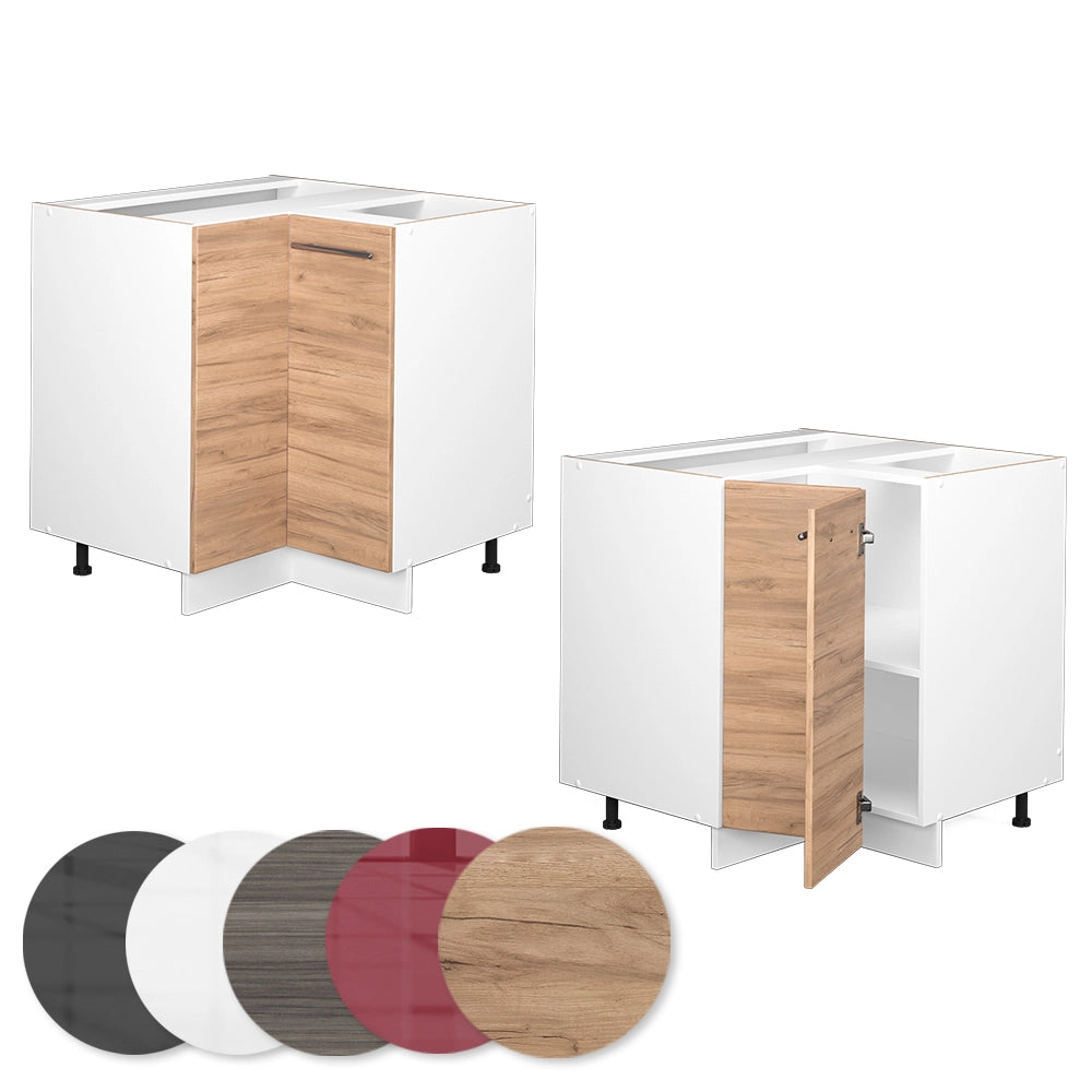 Vicco Mobile ad angolo cucina Quercia dorata 80.5 cm senza piano di lavoro