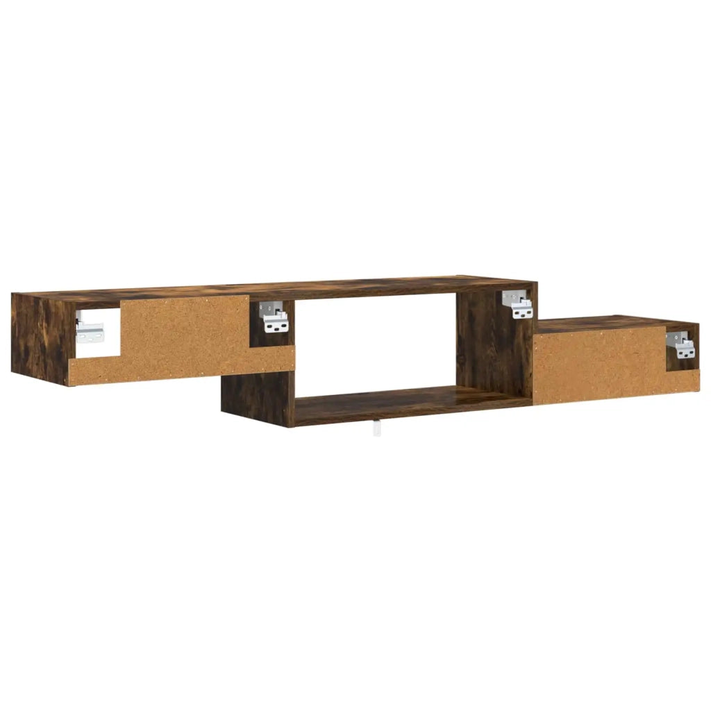 Mobile TV da Parete A parete Rovere Fumo 150 x 28 x 26 cm