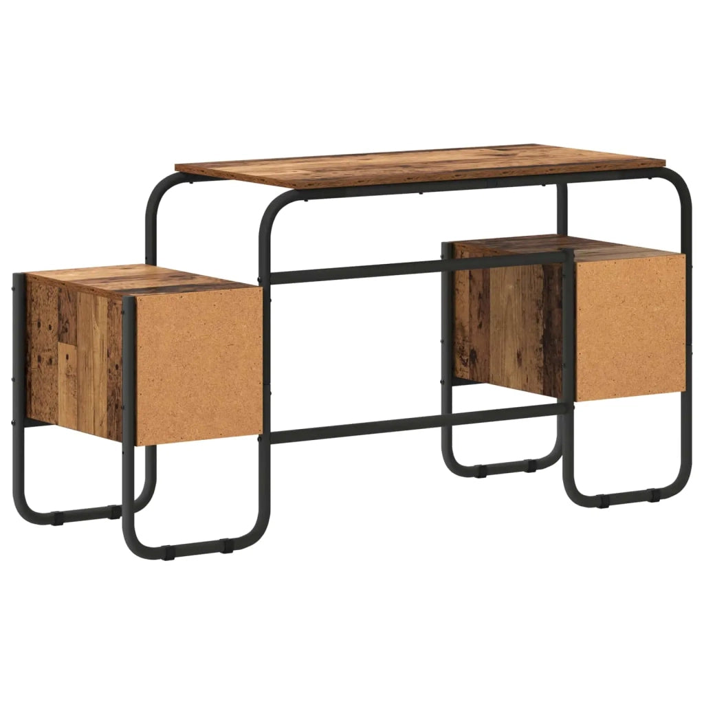 Scrivania con Spazio di Archiviazione Legno di quercia 8008012