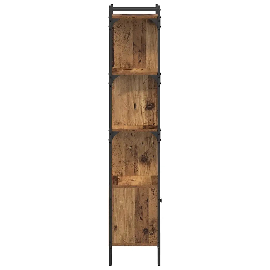 Libreria-Scaffale per Libri-Mobile di Stoccaggio Legno vecchio 44,5 x 30 x 154,5 cm Legno multistrato