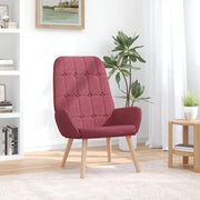Sedia Relax Rosso Vino in Tessuto 4102649