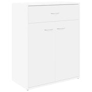 Credenza | Madia | Buffet da pranzo | Armadio da pranzo Bianca 60x30x75 cm in Legno Multistrato
