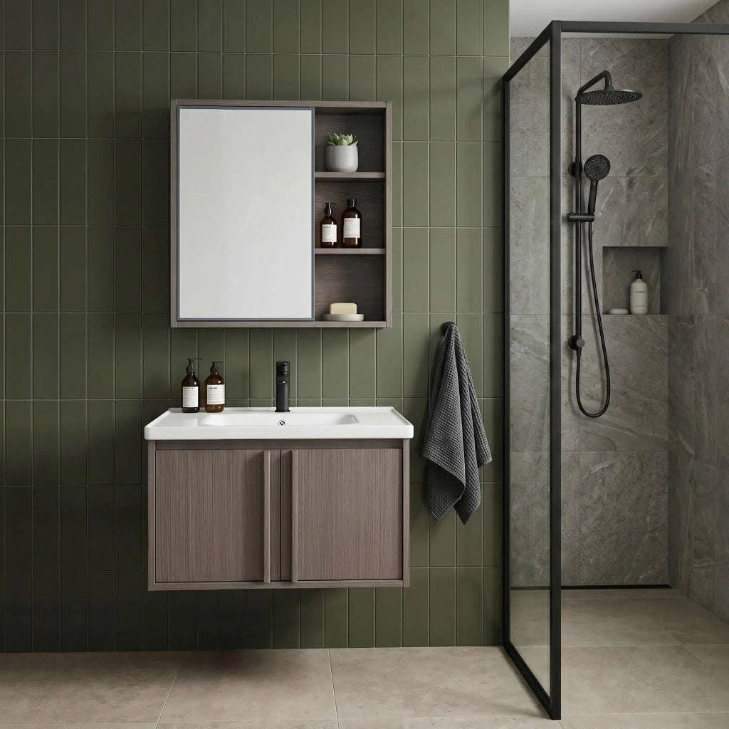 Set Di Mobili Da Bagno Con Lavabo Gama T25023 Kjm 60cm
